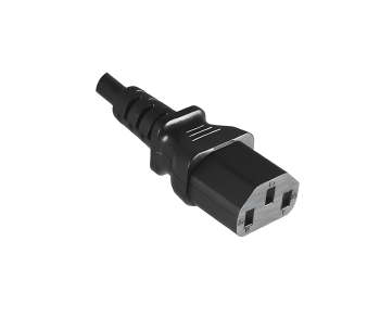 Netzkabel Australien Typ I auf C13, 1mm², AUS 3pin Typ I/IEC 60320-C13, SAA, schwarz, Länge 5m